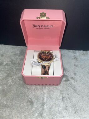 NIB Juicy Coutute Cheetah Print Watch